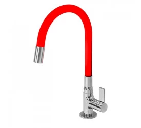 Torneira Cozinha Mesa 1/4 Volta 1/2 Dn15 C70 Red 5676-6067