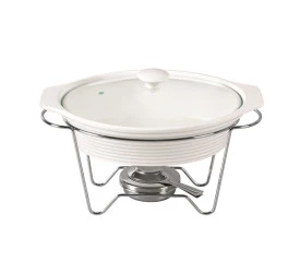 RECHAUD FULL FIT PORCELA NA OVAL C/QUEIMADOR 33CM 21155 CP-406