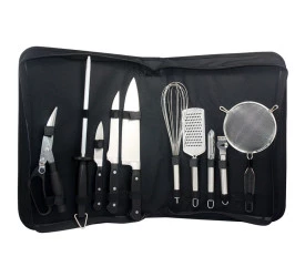 Jogo de Inox com Bolsa de Nylon 10 Peças