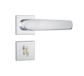 Fechadura Stam 823/09 Roseta Quadrada Banheiro Inox