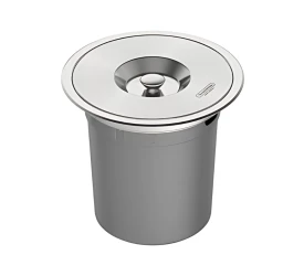 Lixeira Tramontina Inox de Embutir Clean Round 5L 94518/005 
