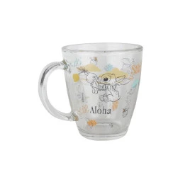 Caneca Yangzi de Vidro Stitch 370ml 