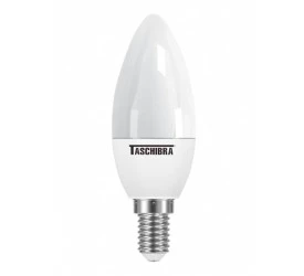 LAMPADA LED TVL 25 LEITOSA TASCHIBRA LUZ FRIA 3,1W 6500K BIVOLT E14-E27 11080133