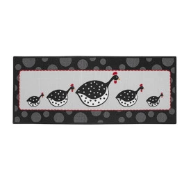Tapete Kapazi Cleankasa 50x120cm Galinha Dangola 1418006COZ