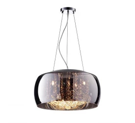 PENDENTE/PLAFON BELLA SOHO PD001CR BIVOLT CRISTAL TRANSPARENTE