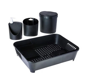 Kit Coza Organize sua Pia Basic Preto 992564008