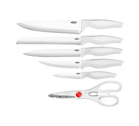 Conjunto Brinox Facas Cross Branco 6 Peças 2556340