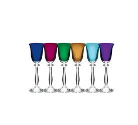 JOGO FULL FIT TAÇAS LICOR ANGELA COLORIDA 58031