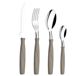 Faqueiro 12 Peças Itaparica Warm Gray Brinox 6000345