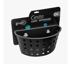 CESTA COZA C/ VENTOSAS PRETO 10812/0008