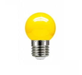 Lâmpada Led Bolinha Amarela 1W 127V Tbl 5 Taschibra 11080078