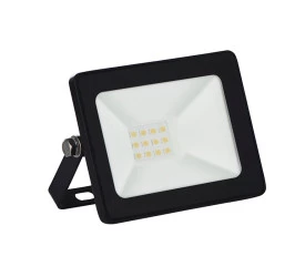 REFLETOR TASCHIBRA LED SLIM10W PRETO 6500K
