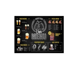 Tabua Retangular Beer Time em Vidro Dynasty 26047 
