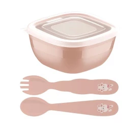 Jogo Infantil Le Petit Tramontina Rosa 3 Peças 