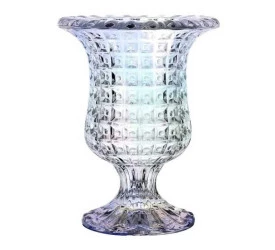 VASO COM PÉ L'HERMITAGE CHEVALIER TRANSPARENTE 
