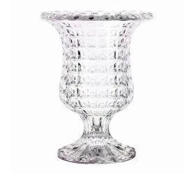 VASO COM PÉ L'HERMITAGE CHEVALIER TRANSPARENTE 