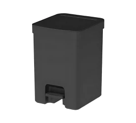Lixeira De Pedal Ou Trium 12 L Preto Fechado - LX4100