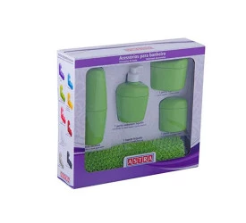 Kit de Acessórios para Banheiro Astra 5 Peças Kbb14tabc