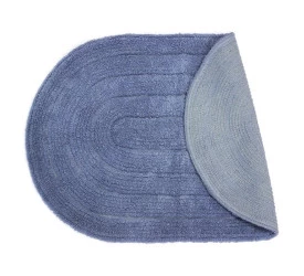 Tapete Allegro Oval Azul Claro 40x60cm Kapazi 28alle04