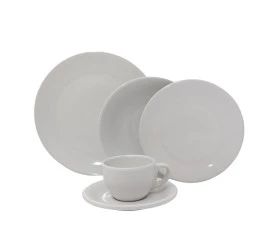 APARELHO DE JANTAR/CHÁ BIONA BRANCO 20PÇS