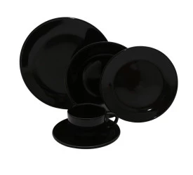 APARELHO DE JANTAR/CHA BIONA PRETO 20PÇS