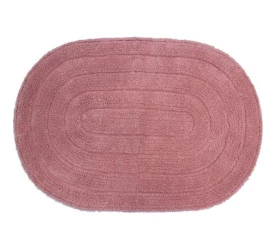 Tapete Allegro Oval Rosa 60x40cm Kapazi 28alle05