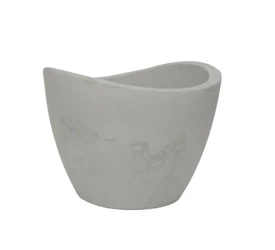 Vaso Vasart Copacabana 40x30cm Antique Branco R038004003017