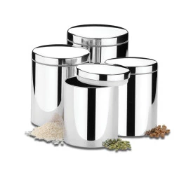 Conjunto de Potes para Mantimentos Brinox 4 Peças 2100103