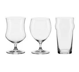 CONJUNTO P/ CERVEJA OXFORD PUB CLASSIC QC38-1000 COPO E TACAS 630, 600, 570ML