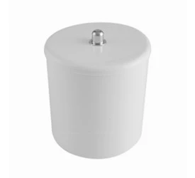 Cesto Multiuso Astra 6L Ø21x25Cm Branco Ct4 Br1