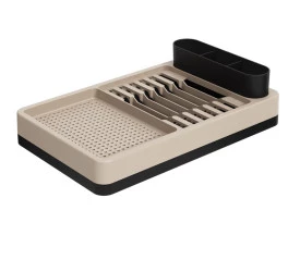 ESCORREDOR DE LOUCAS BRINOX FLAT PT+LGR 17000/1334 (BLACK+LIGHT GRAY)
