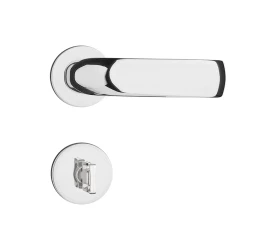 Fechadura Pado Banheiro ZM Contemporânea Ros 500-90B Cromado