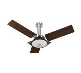 Ventilador Tron Teto Naulu  Alumínio Esc/Tabaco 127V