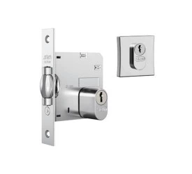 Fechadura Stam 1005 Quadrada Pivotante Cromada