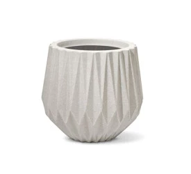 Vaso Nutriplan Origami Redondo Cimento 30 