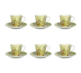 Jogo De 12 Peças Dynasty P/ Cafe Field Mood Coffe 90Ml