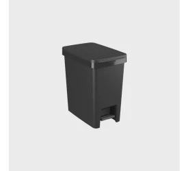 Lixeira Coza Single Preta 15L