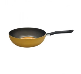 Wok Brinox Fun Mostarda 24Cm 2,3L