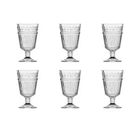 Jogo de 6 Taças L'Hermitage Republic Em Vidro 330ml 