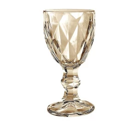 Jogo de 6 Taças L'hermitage Matelasse Em Vidro Ambar 60ml