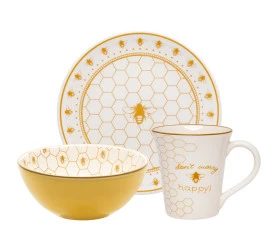 CONJUNTO LANCHE OXFORD - BEE HAPPY - AM03-5626