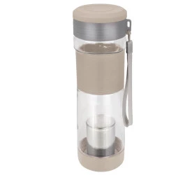 Garrafa Com Infusor Mor Bege 550ml