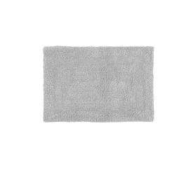 Tapete de Algodão Uzoo Retangular Cinza 60X40Cm