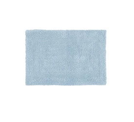 Tapete de Algodão Uzoo Retangular Celeste 40X60Cm