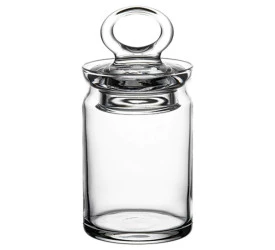 Porta Mantimentos Pasabahçe Kitchen Em Vidro C/ Tampa 240Ml