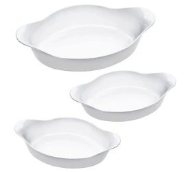 Conjunto Travessa Marinex Opaline 3 Peças - 01922