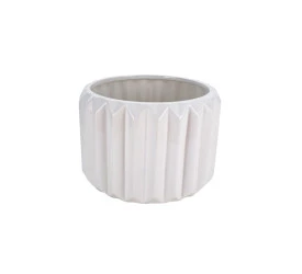 Vaso Yangzi Dolomita Sanfonado 19X19X13Cm 
