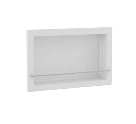 Nicho Thin Com Haste Branco Retangular Gaam 58x38Cm 092.20