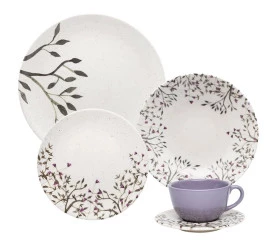 APARELHO DE JANTAR/CHA OXFORD 20PÇS LILAC - AY20-5625
