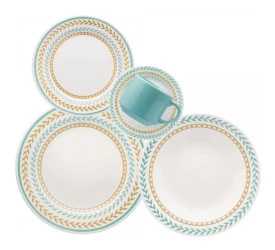 APARELHO DE JANTAR/CHA OXFORD LOUROS 30PÇS  - AE30-5274